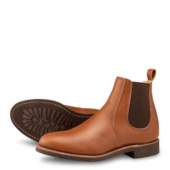 Red Wing 6-inch Chelsea Short Boot in Pecan Boundary Leather Laarzen Dames Bruin - 3456